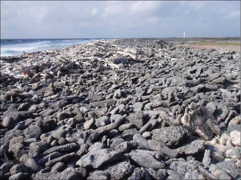 Depósitos de tormenta. Bonaire