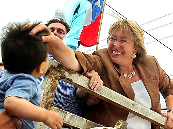 Michelle Bachelet, presidenta de Chile