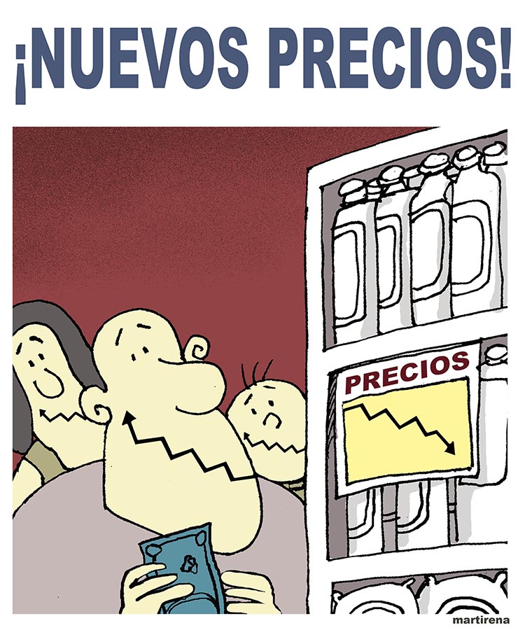 Nuevos precios en productos básicos
