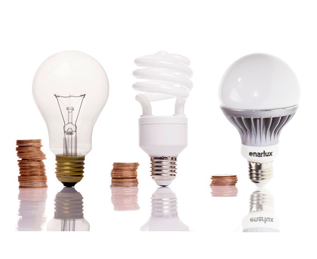 Luz-evolución de los bombillos-ahorro