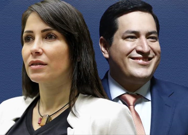 Binomio de Revolución Ciudadana, Luisa González y Andrés Araújo Binomio de Revolución Ciudadana, Luisa González y Andrés Araújo