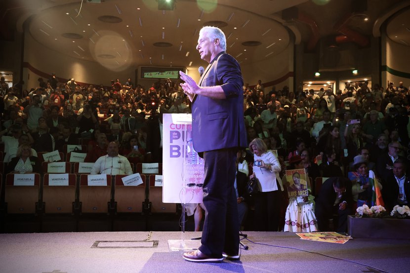 Díaz Canel en la Cumbre de los Pueblos en Bruselas Díaz Canel en la Cumbre de los Pueblos en Bruselas