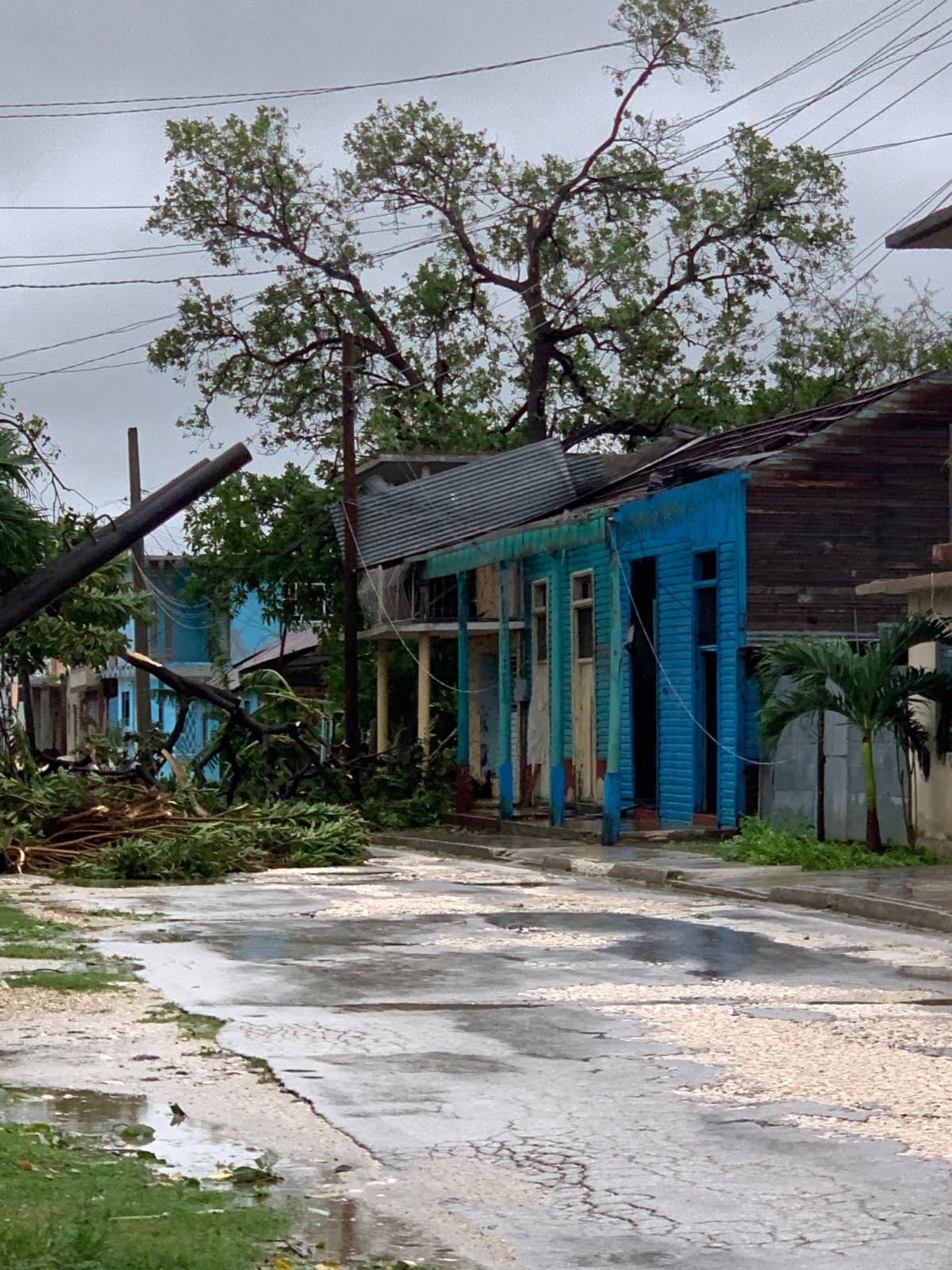 Imágenes de Baire trás el paso del huracán Melissa