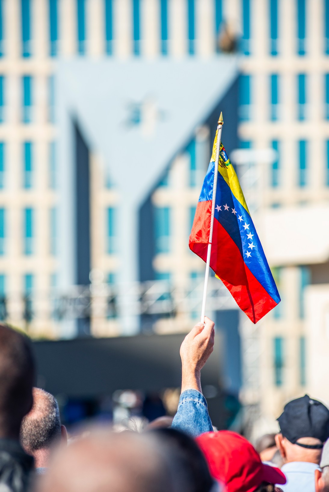 Concentración en la Tribuna Antimperialista, La Habana, en respaldo a Venezuela. / Adrián Juan Espinosa 