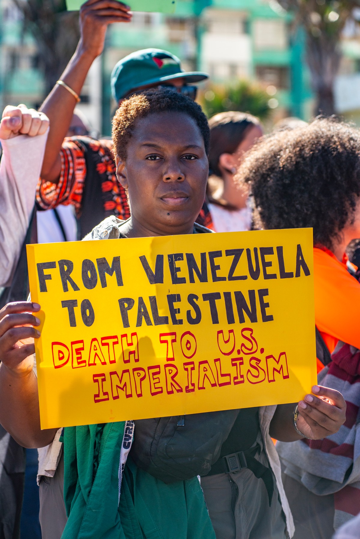 Concentración en la Tribuna Antimperialista, La Habana, en respaldo a Venezuela. / Adrián Juan Espinosa 