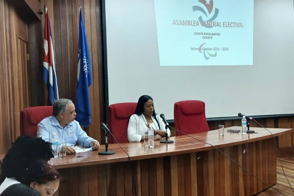 Omara Durand, presidenta del Comité Paralímpico Cubano